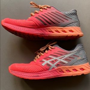 Asics FuzeX running shoes Orange & Pink Size 7
